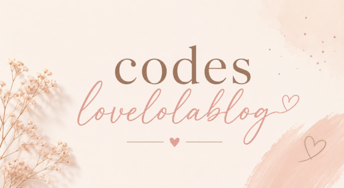 Codes Lovelolablog