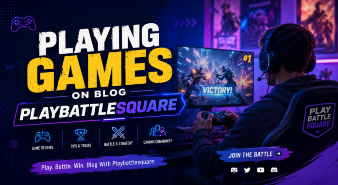 Playing Games On Blog Playbattlesquare