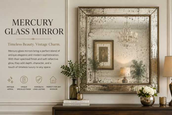 mercury glass mirror